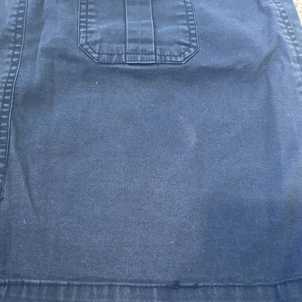 Per Se Navy Utility Pencil Skirt Corporate Siren City Girl Workwear Chic Size 4